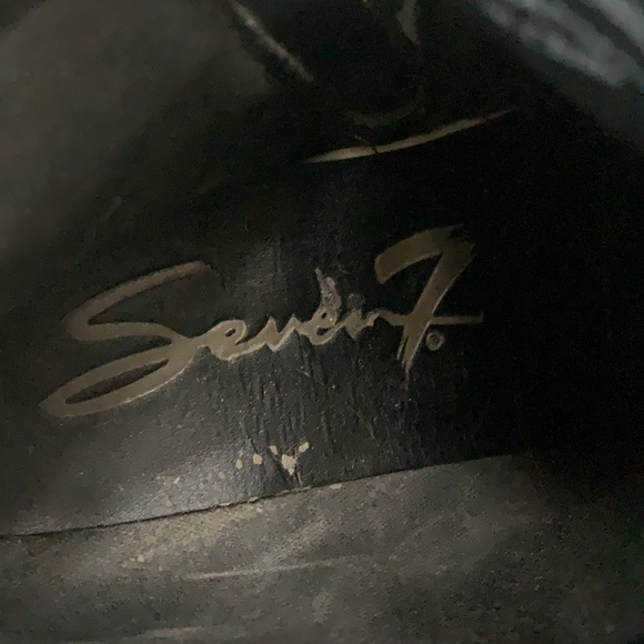 Seven7 Cisco Kid black suede ankle boots - Picture 16 of 17